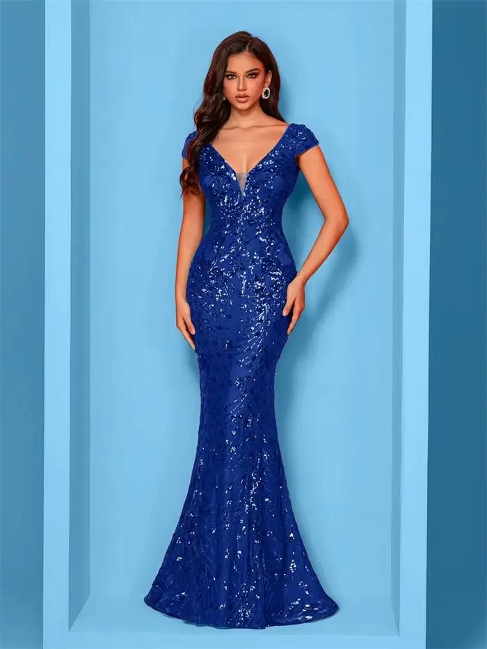 Robe de soirée longue de forme sirène