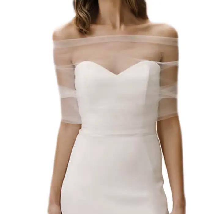 Enveloppes de mariage en Tulle doux et élégant pour femmes