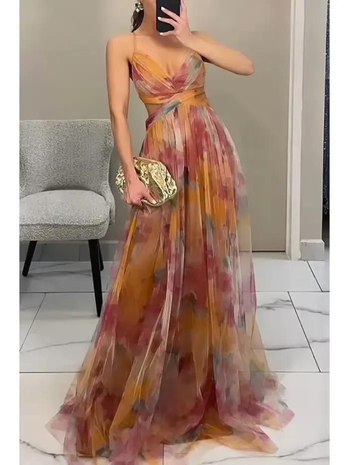Robe en maille imprimée pour femmes