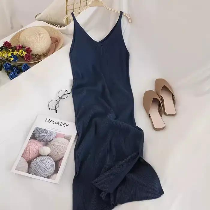 Camisole Ainicexin polyester haute élasticité col en V spaghetti taille unique pour femmes élégance quotidienne et soirées