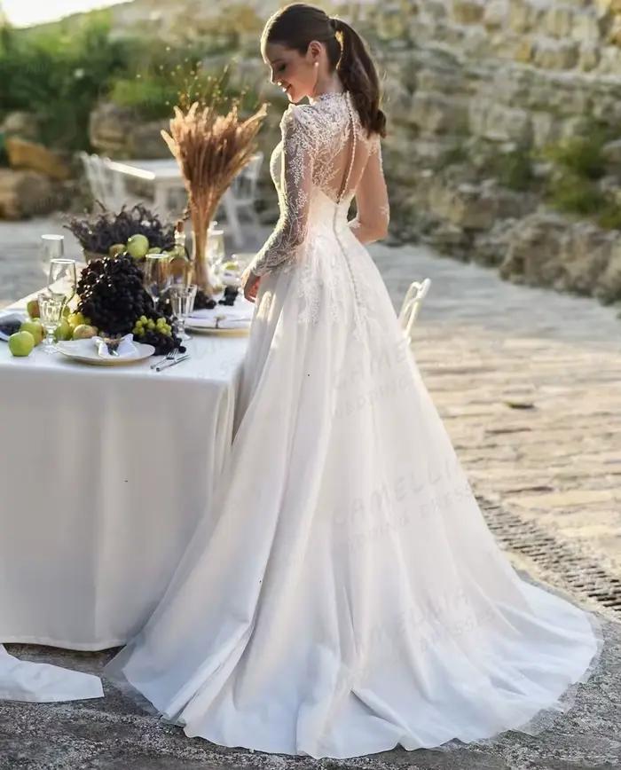 Robes de mariée A-Line personnalisées