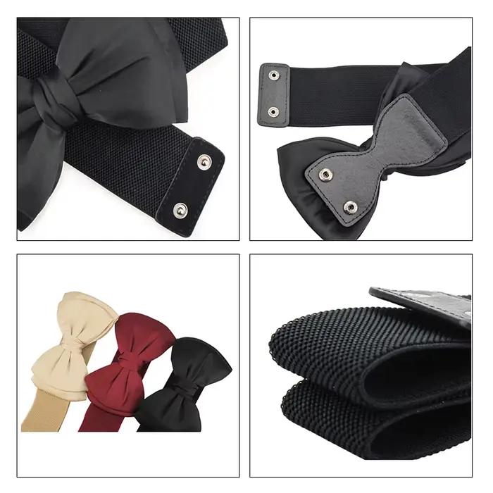 Élastique Bowknot Robes De Mariée Ceintures pour Femme Designer