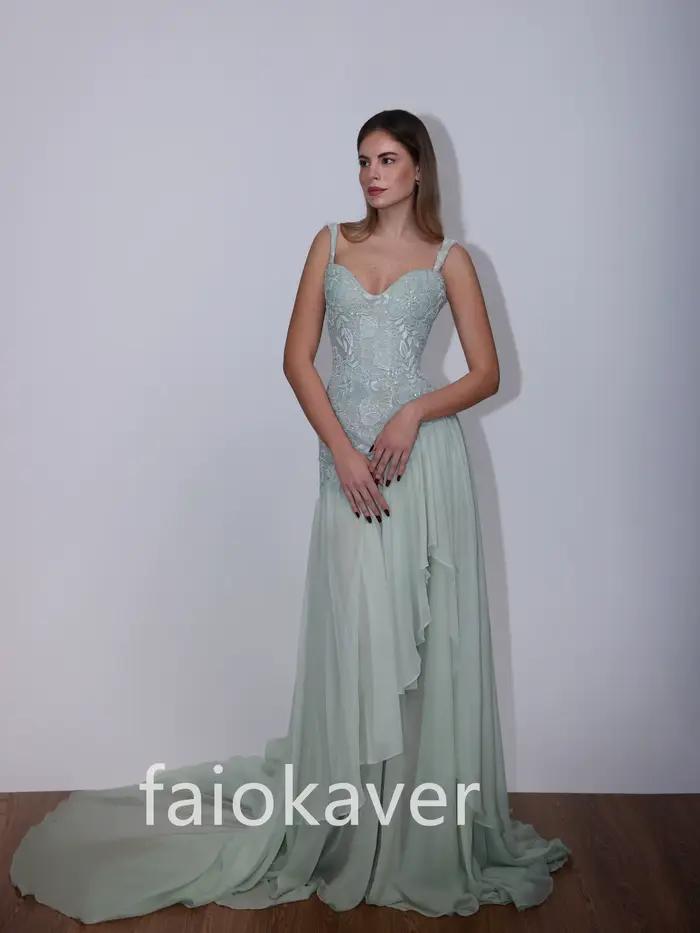 Robes de bal vert sauge