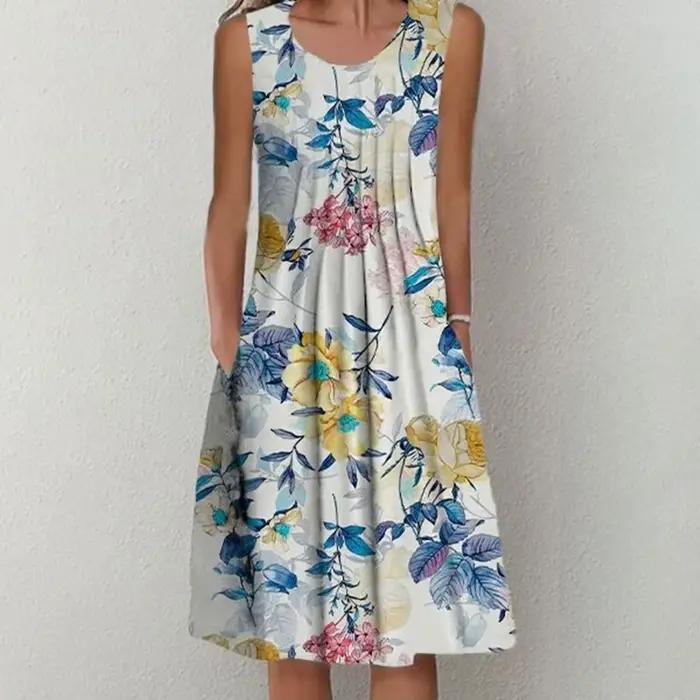Mode femmes élégantes robe ample tenue décontractée