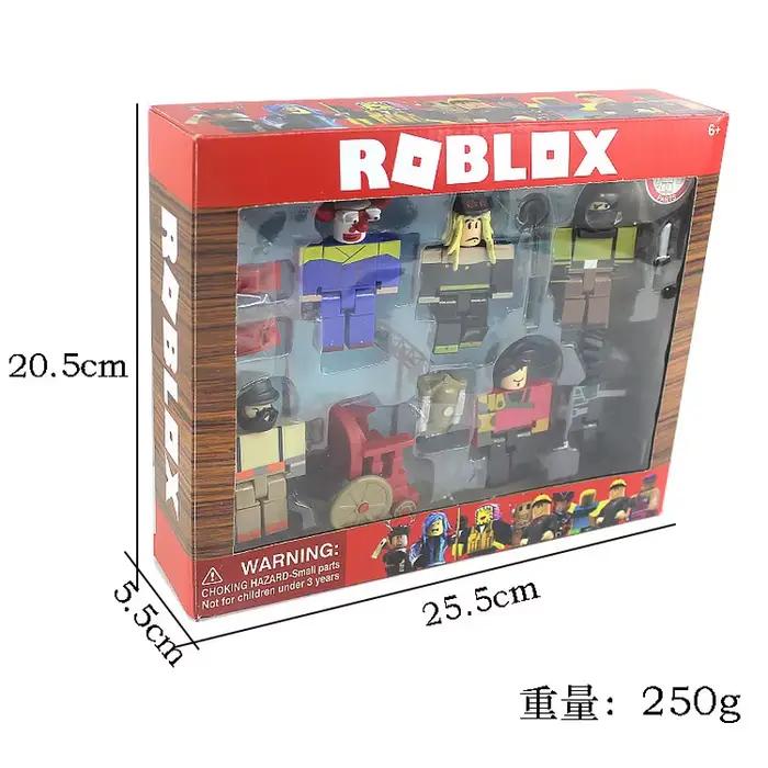 Figurines Roblox de 2,5 pouces sur le thème de la nuit du loup-garou, 6 poupées virtuelles de collection avec accessoires, coffret cadeau pour les fans de jeux