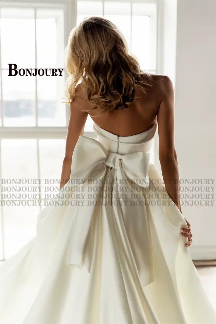 BONJOURY Robe De mariée Chic pour femmes