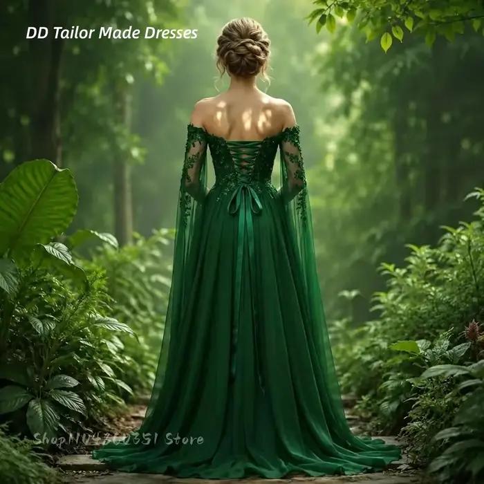 Robe de mariée féerique médiévale