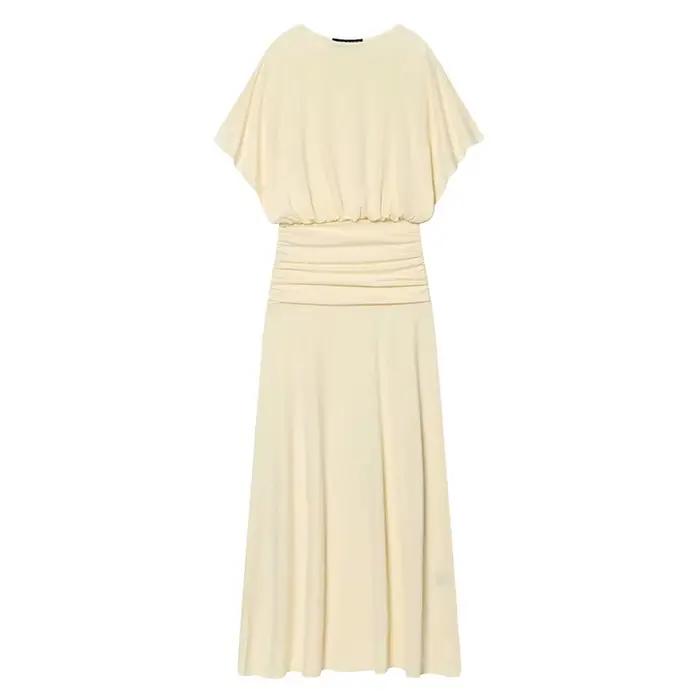 Robe longue élégante et ajustée pour femme