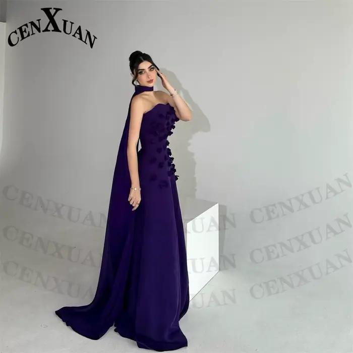 CENXUAN – robe de soirée trapèze raffinée pour femmes