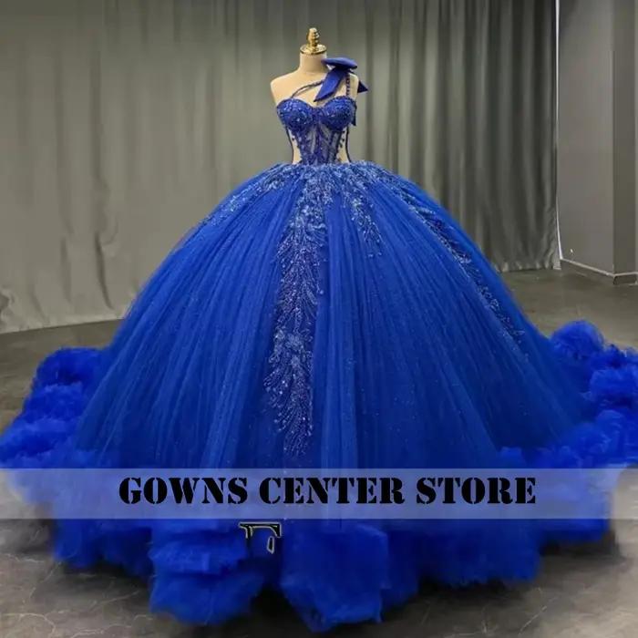 Robes de Quinceañera bleu royal