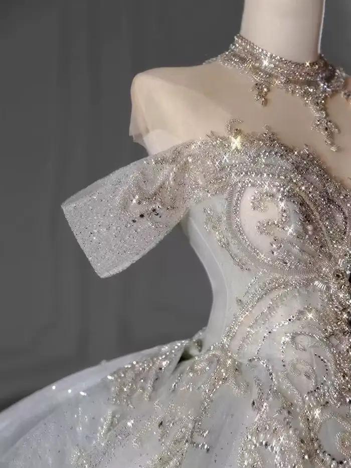 Robe de Mariée Française pour Patients, Nouveau Style, 2024