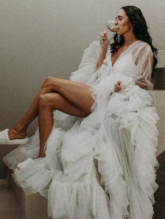 Robe de mariée classique en tulle