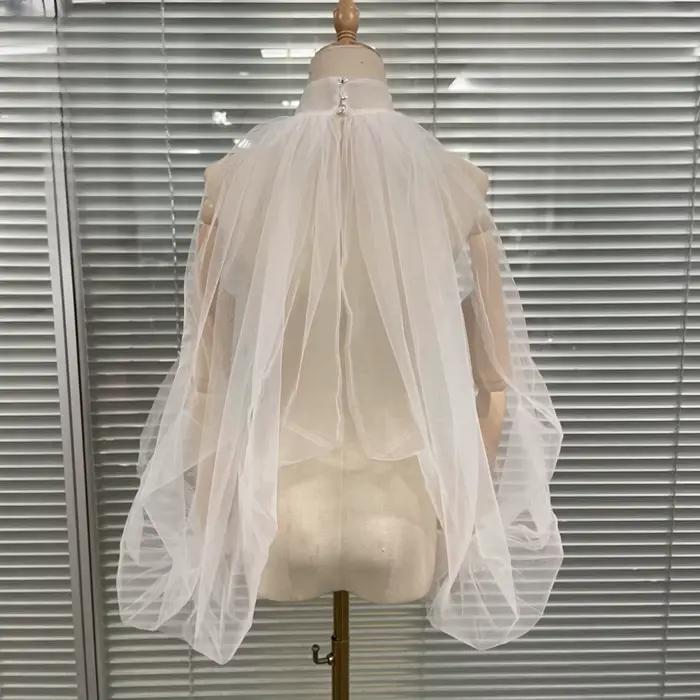 BEmbed o-Veste de soirée formelle en tulle pour femme