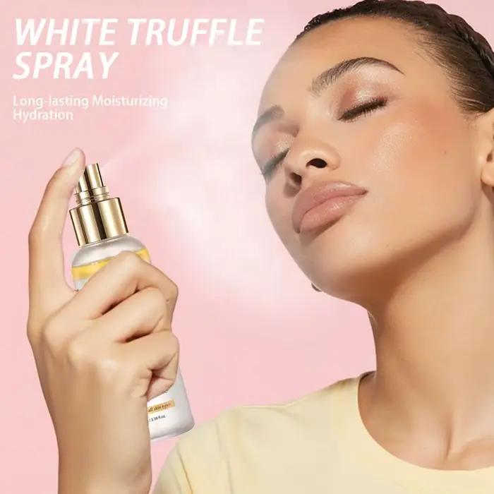 Sérum Visage Éclatant au Premier Spray à l'Extrait de Truffe Blanche Coréenne, Vitamine E Antioxydante, Essence Réparatrice pour le Visage, Soin Portable Maquillage