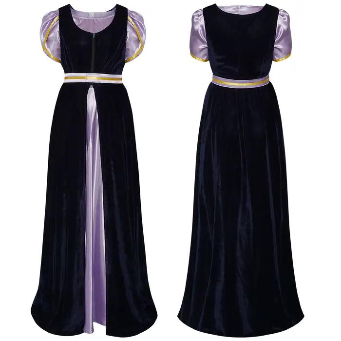 Robe en velours, ensemble deux pièces