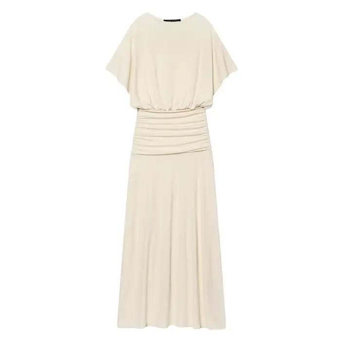 Robe longue élégante et ajustée pour femme