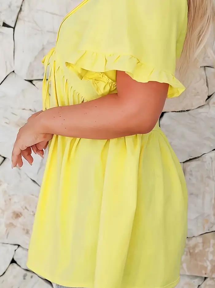 Chemise femme grande taille été chic
