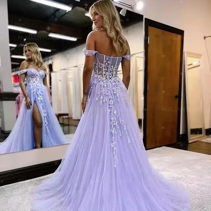 Robe de soirée de luxe personnalisée pour femmes