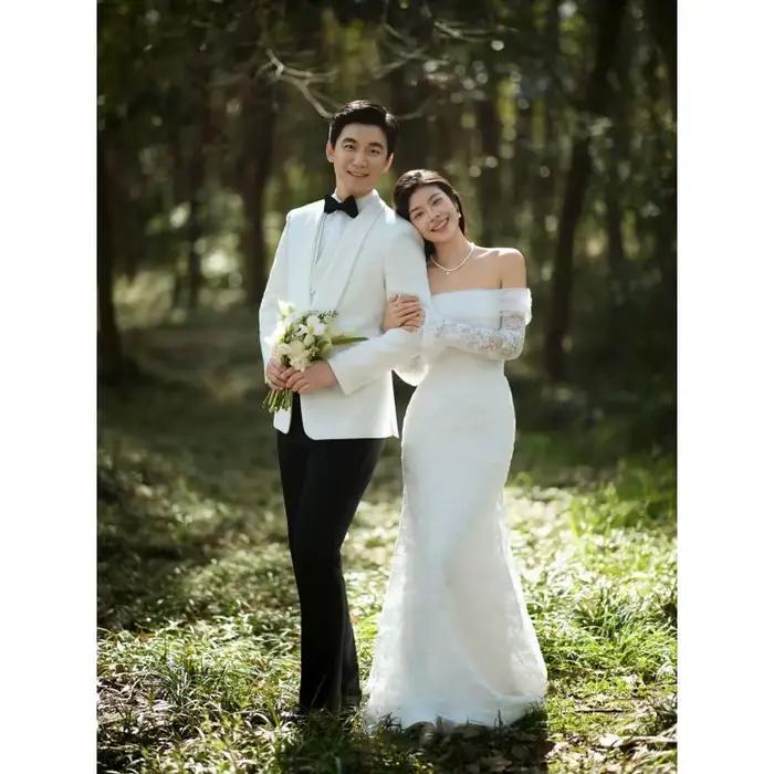 Robe de mariée légère française