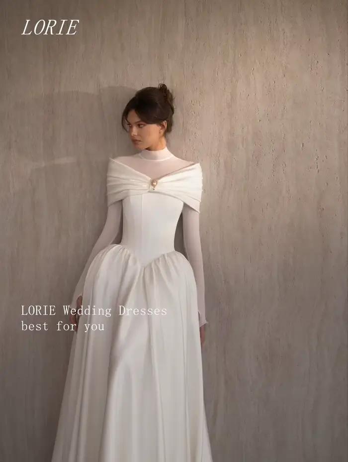 Robe de mariée civile élégante LORIE coupe trapèze