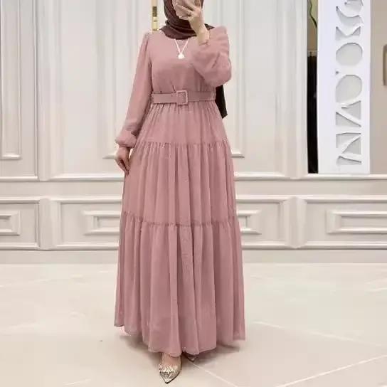 Abaya-Robe longue pour femmes musulmanes modestes