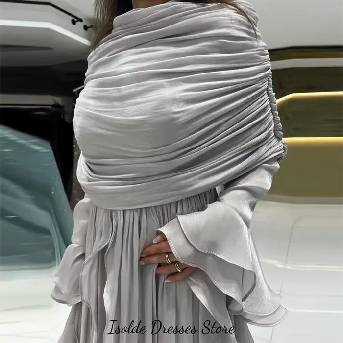 Robes de soirée en mousseline scintillante