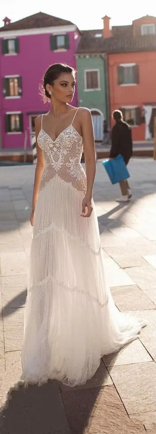 LORIE – robe de mariée bohémien en dentelle