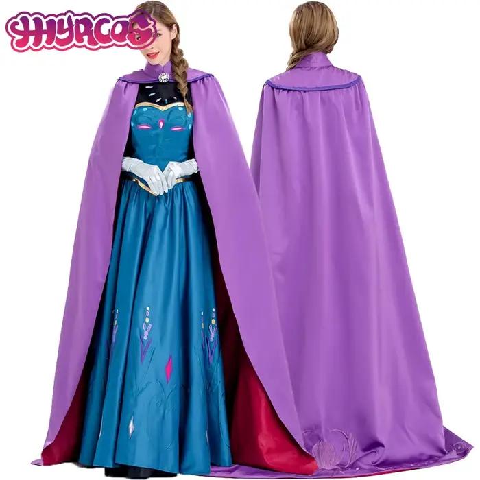 Costume de Cosplay reine des neiges Elsa