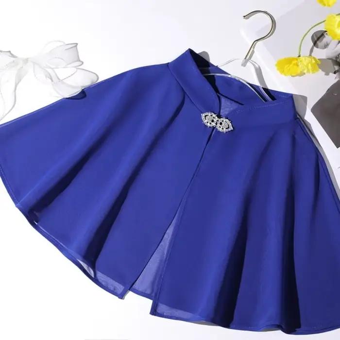 Écharpe multifonctionnelle en polyester pour femmes, adaptable en cape ou écharpe, idéale pour le cosplay et les soirées élégantes, disponible en diverses teintes élégantes pour toutes les saisons