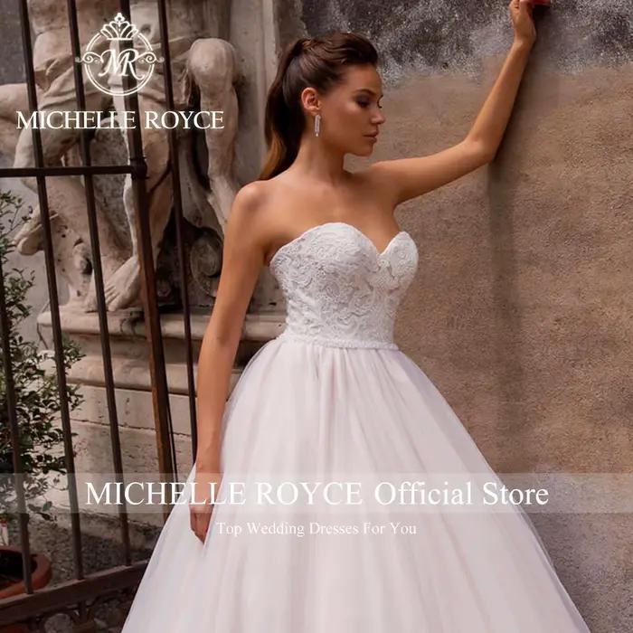 Michelle Royce robe De bal robes De mariée pour femme avec veste chérie Appliques