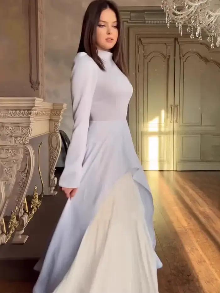 Eid femmes Robe Abaya musulman pansement élégant dubaï robes Largos
