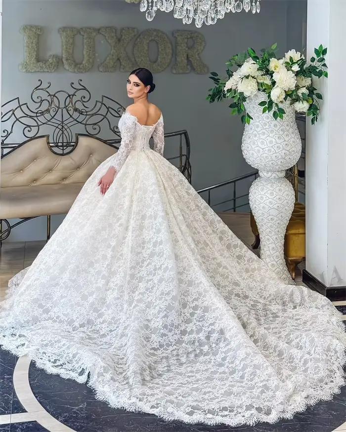 VIKTORIA vintage dentelle robes De mariée pour femme