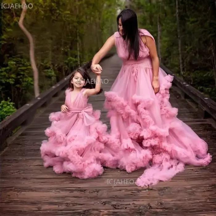 Nouvelle Robe de Soirée en Chiffon pour Filles 2026