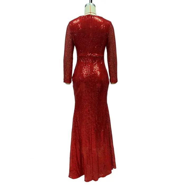 Robe de soirée élégante à paillettes pour femmes