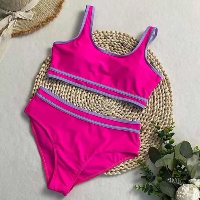 DEBAIOR 2025 nouveau Patchwork Sexy Bikini ensemble femmes maillot de bain vacances maillots