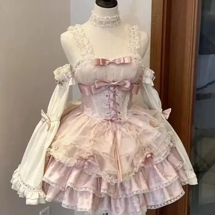 Robe Lolita Jsk Gothique pour Femme