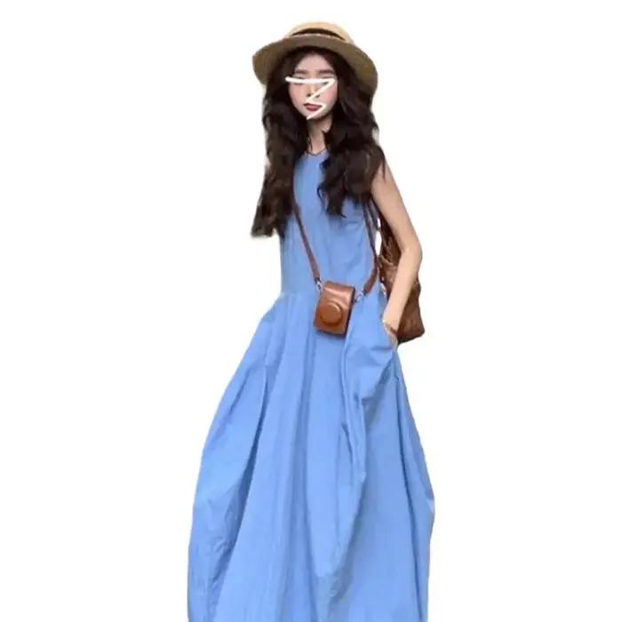 Robe longue d'été pour femme