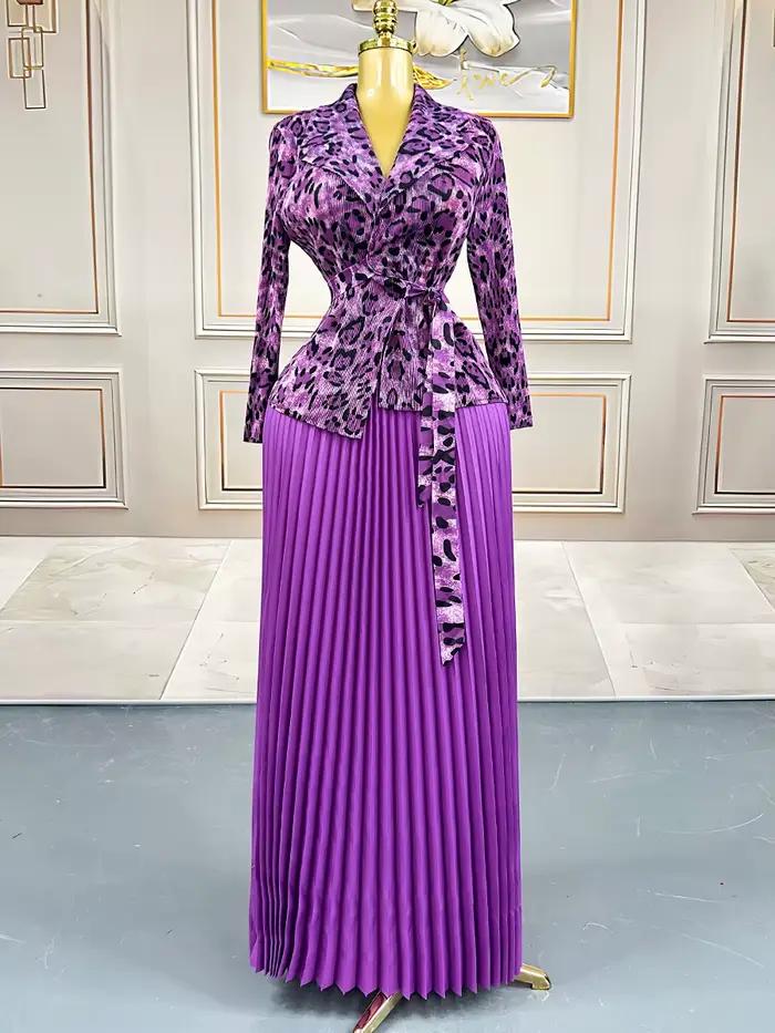 Robes Eid femmes Abaya Robe plissée Jalabiya imprimé musulman