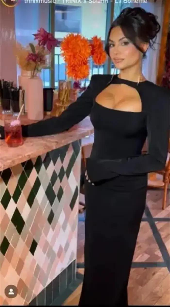 Manches longues robes de soirée femme
