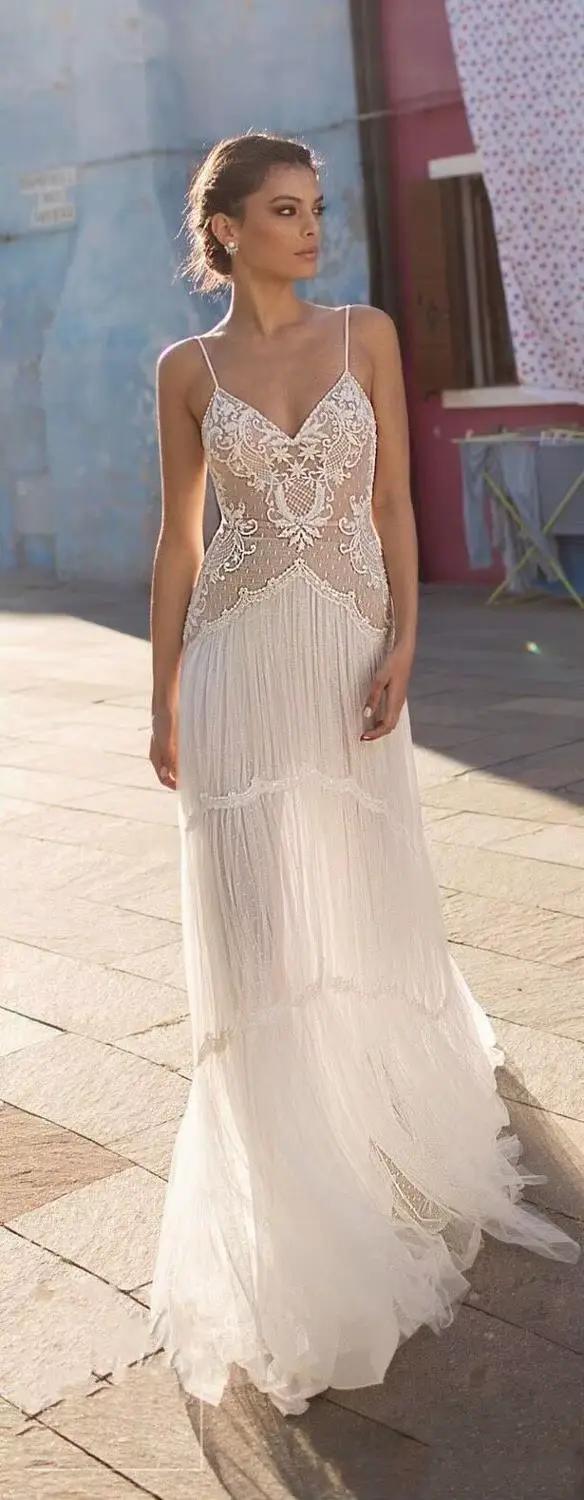 LORIE – robe de mariée bohémien en dentelle
