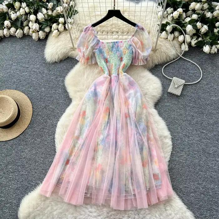 Robe longue Chic en maille