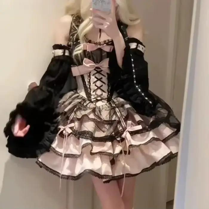 Robe Lolita Jsk Gothique pour Femme