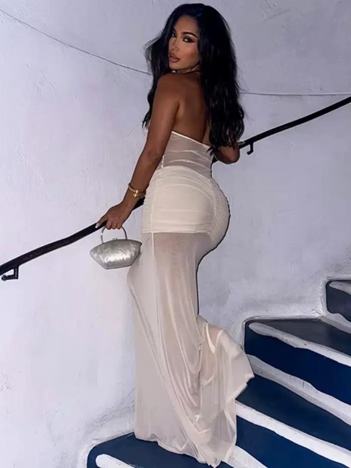 Robe De soirée sans bretelles pour femmes