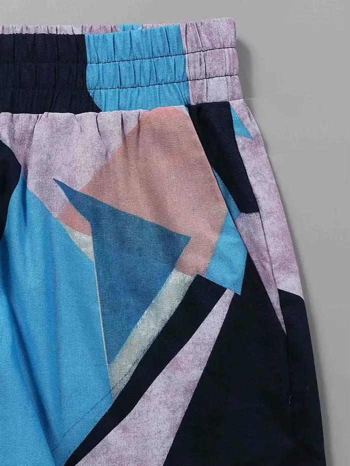 Ensemble de costume décontracté à imprimé Floral pour femmes