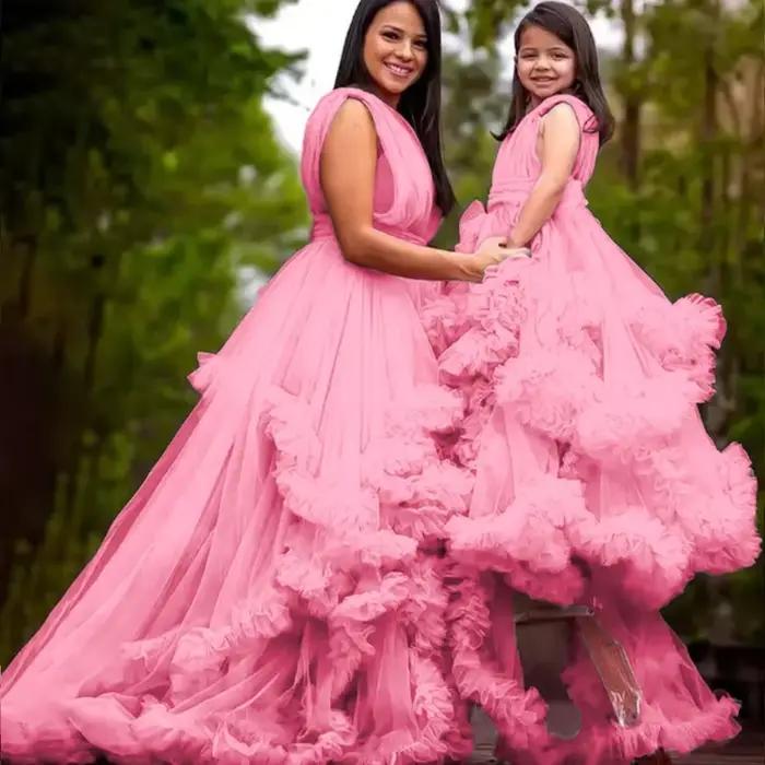 Nouvelle Robe de Soirée en Chiffon pour Filles 2026