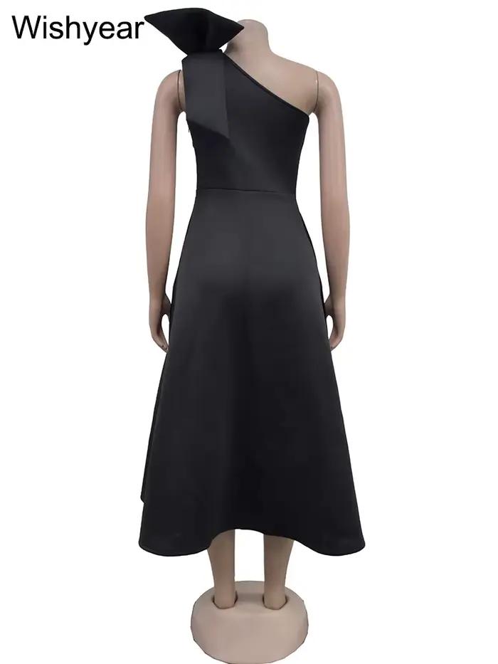 Wishyear-Robe trapèze plissée pour femme