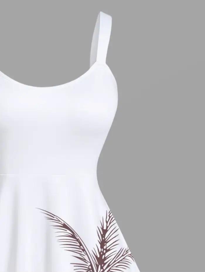 Robe débardeur hawaïenne pour femme