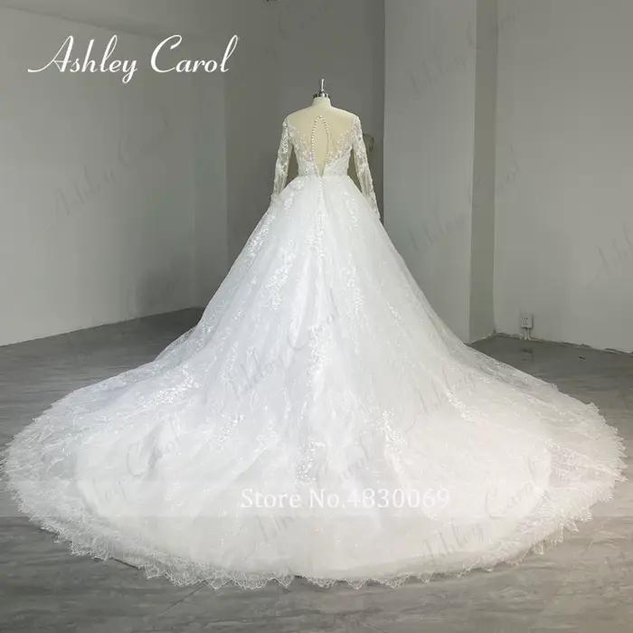 Ashley Carol 1 nouveauté robes De mariée pour les femmes Appliques dentelle cérémonie robe De bal