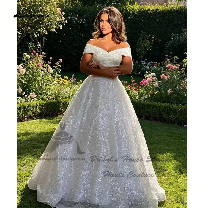 Robes de mariée scintillantes et personnalisées Lakshmigown 2026