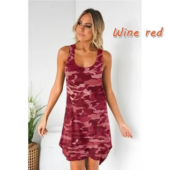 Nouvelle robe camouflage pour femme